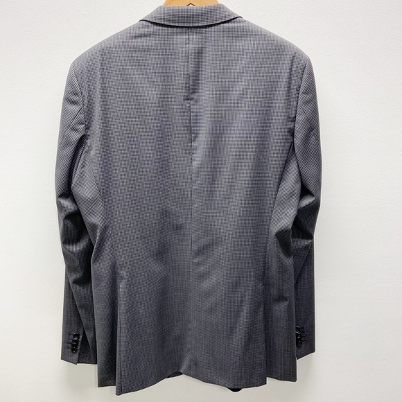 BOSS Hugo Boss Glen Plaid Blazer Jacket Mens 42L - Picture 2 of 11